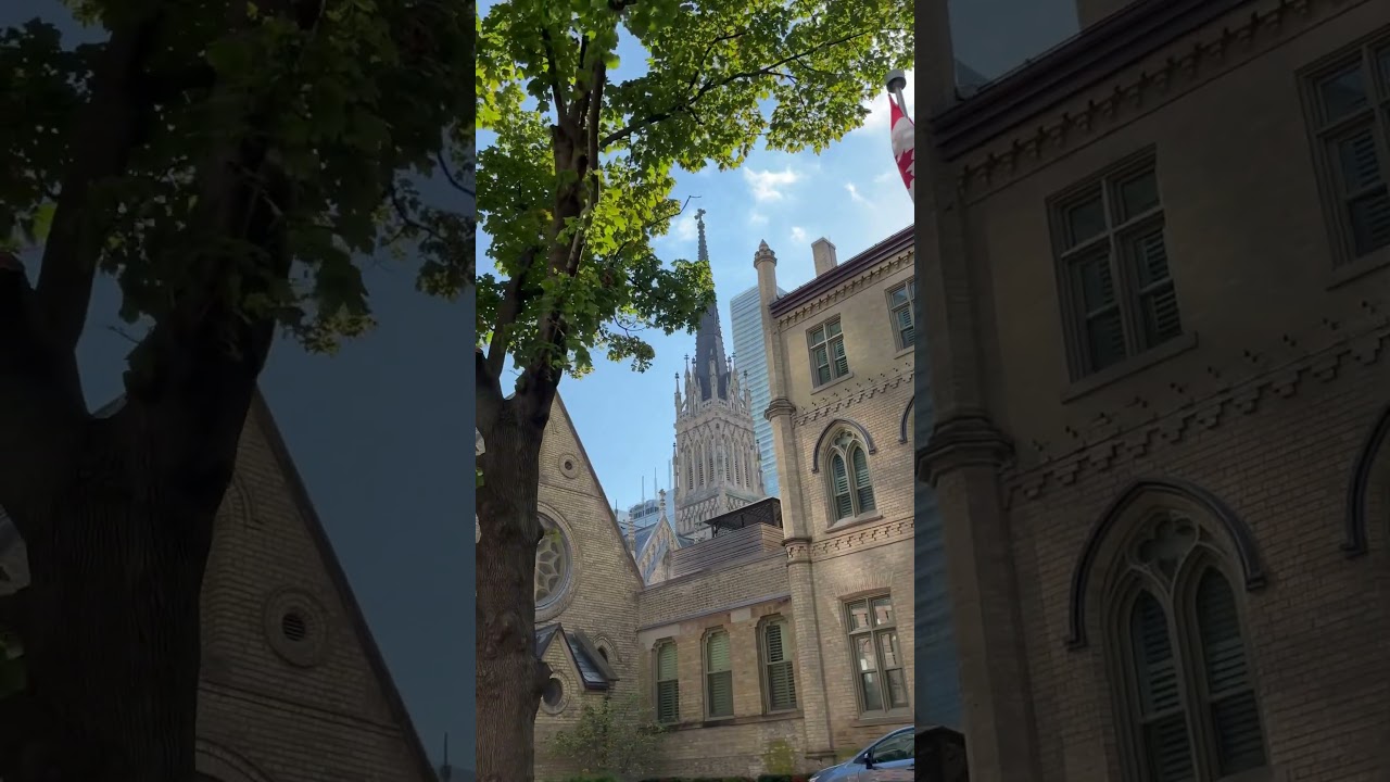 Toronto Church Street Churches #citywalk #toronto #weekend #vlog #shorts