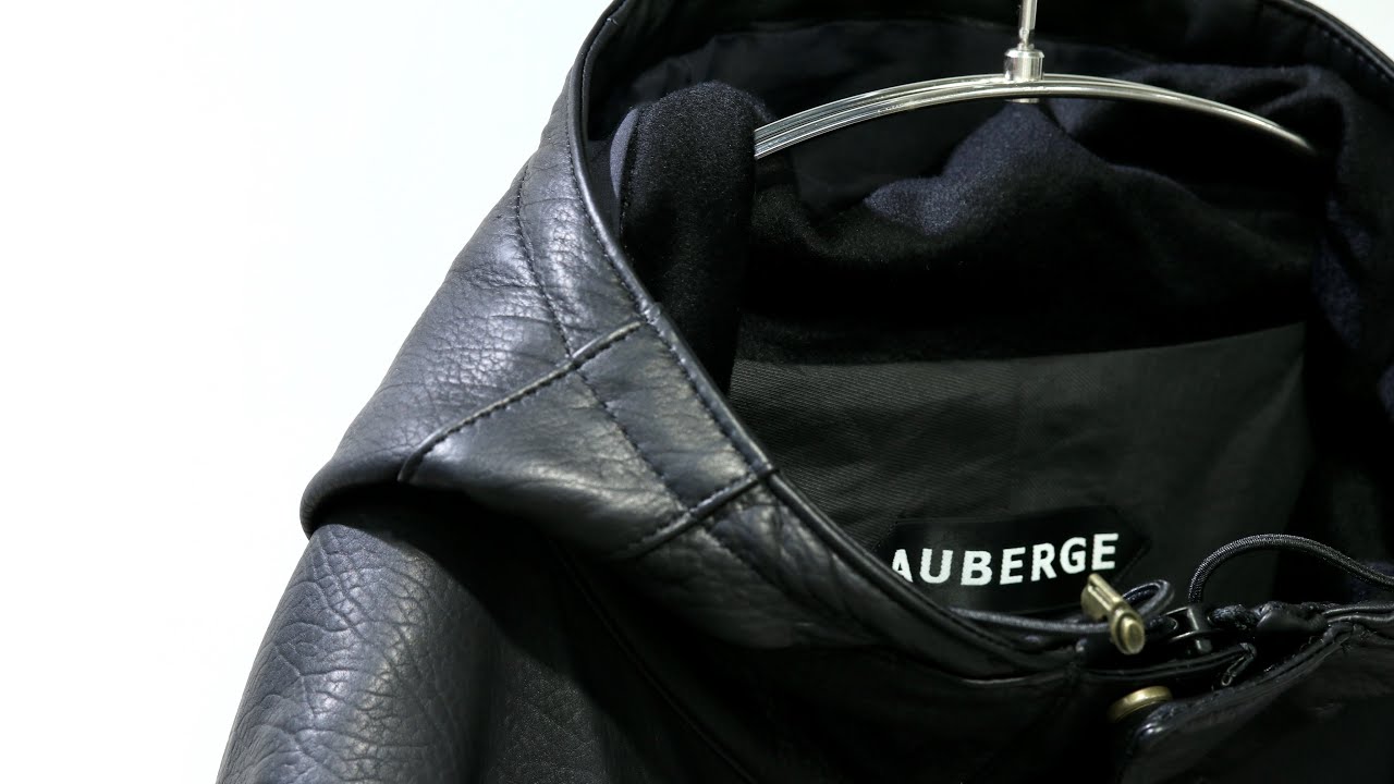 ※予約完売致しました。 AUBERGE 24AW Ex. MALVINAS LEATHERを紹介してみた。