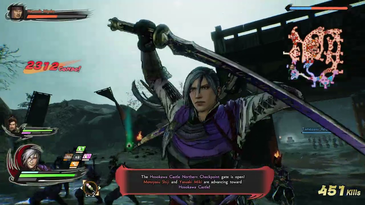 Going back in time | Samurai Warriors 5 NO commentary 1440p gameplay | 14