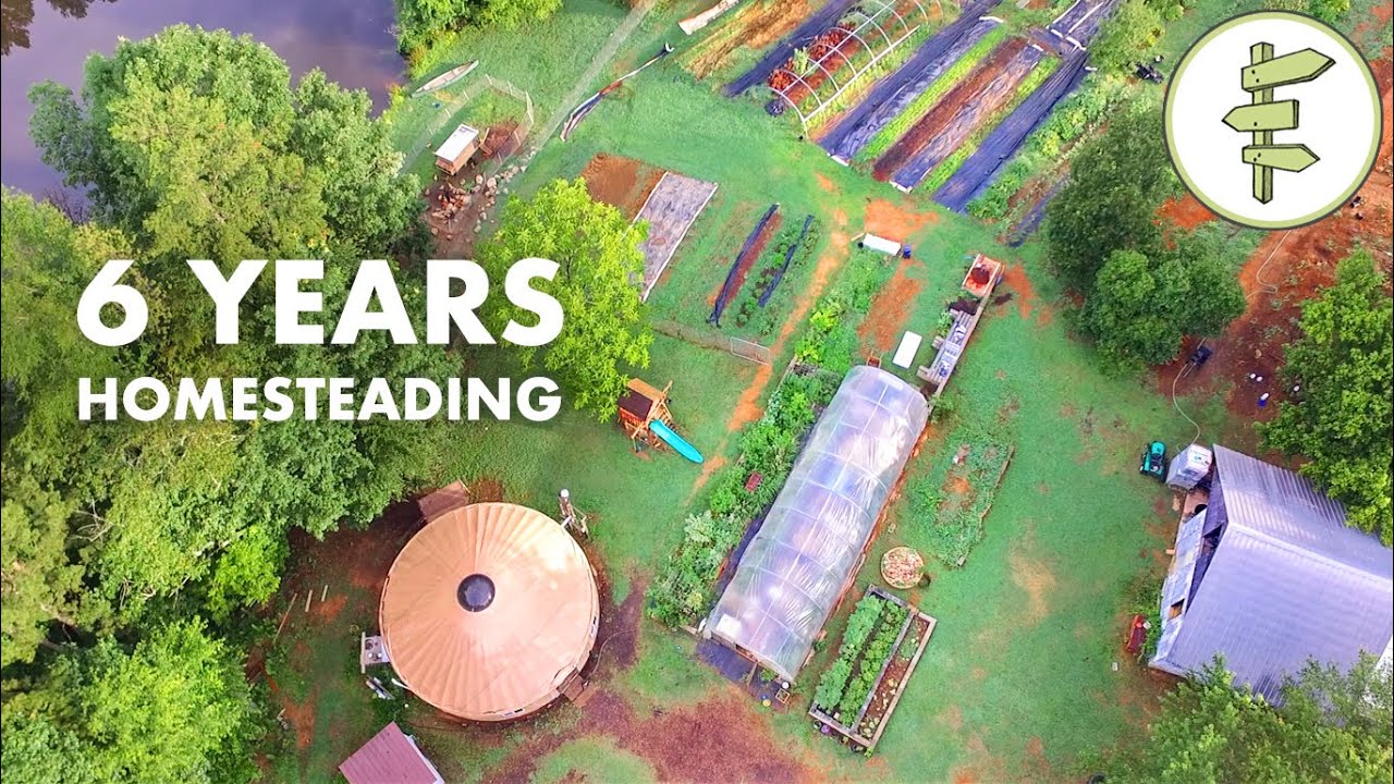Self-Reliant Family Builds a Thriving Homestead While Living in a Tiny Yurt