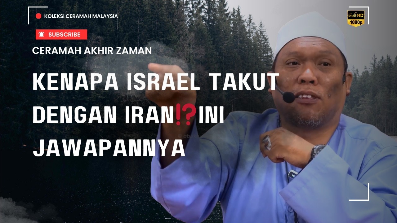 KENAPA ISRAEL TAKUT DENGAN IRAN⁉️INI JAWAPANNYA - USTAZ AUNI