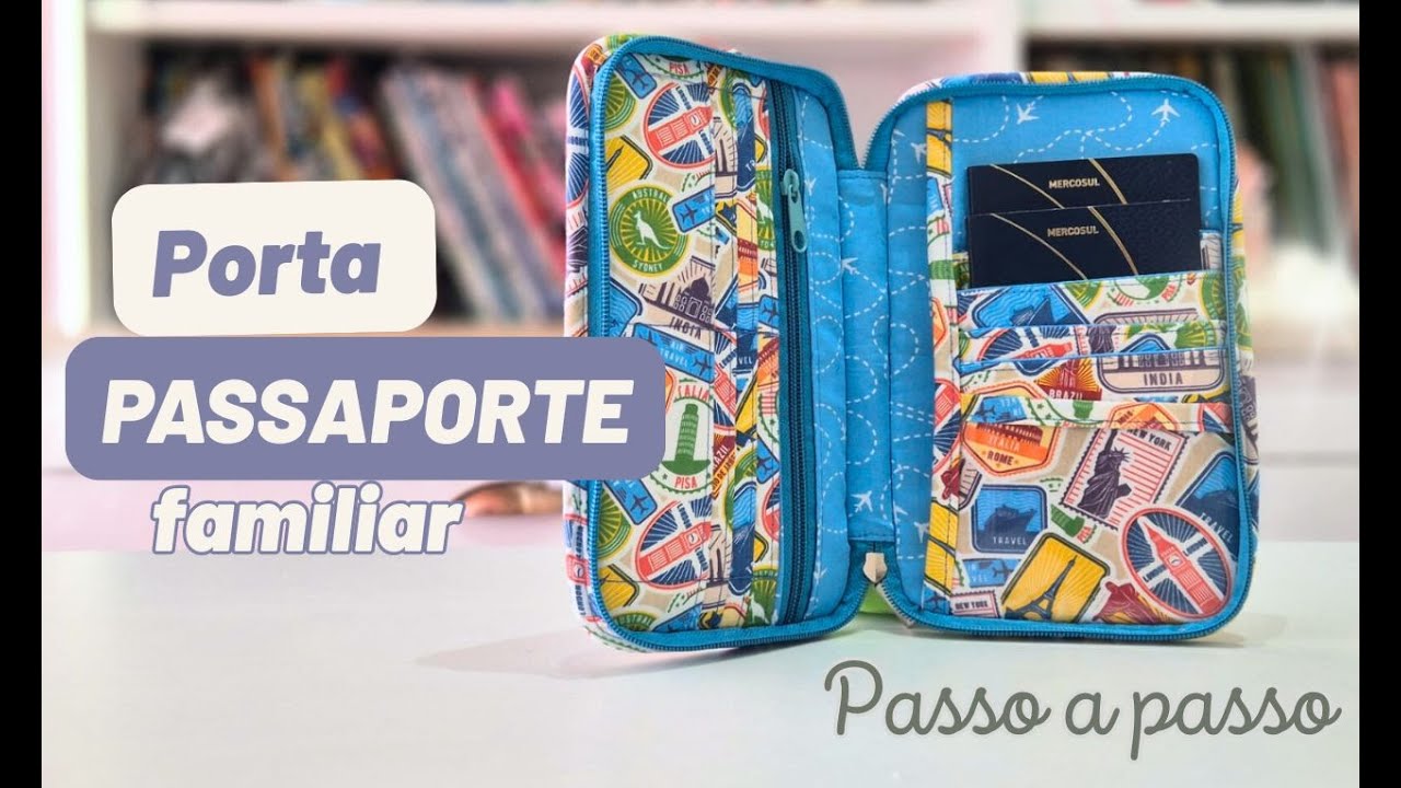 Costurando um Porta Passaporte Familiar | Passo a Passo