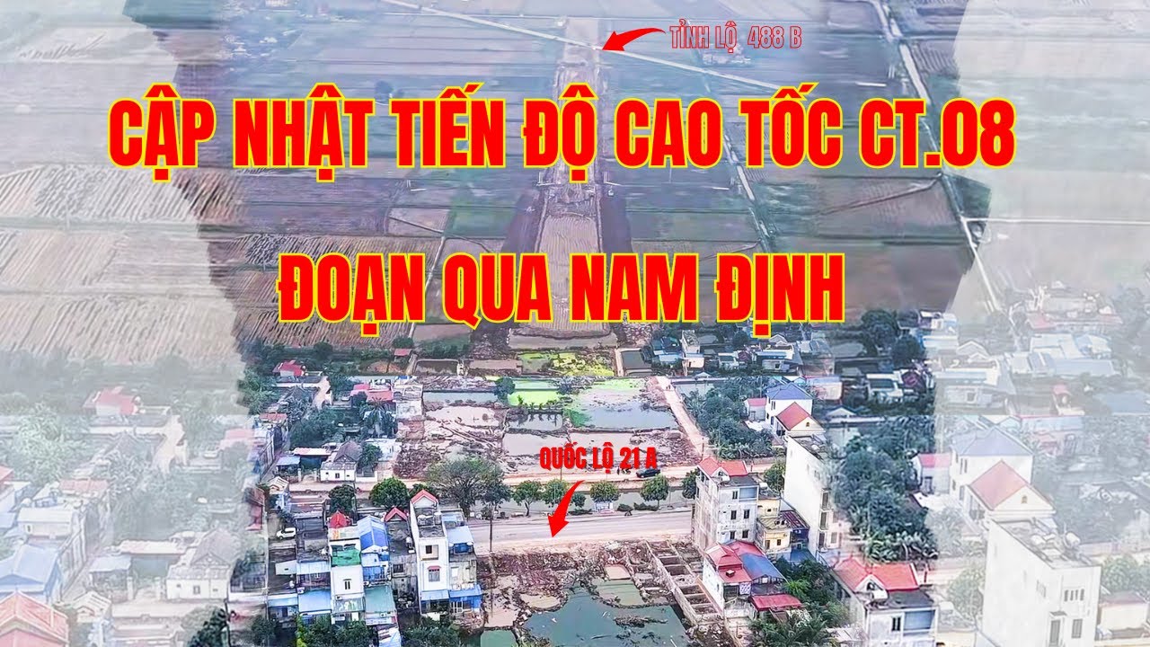 Cao Tốc CT.08 Qua Nam Định đã định hình thành con đường với nhiều mũi thi công