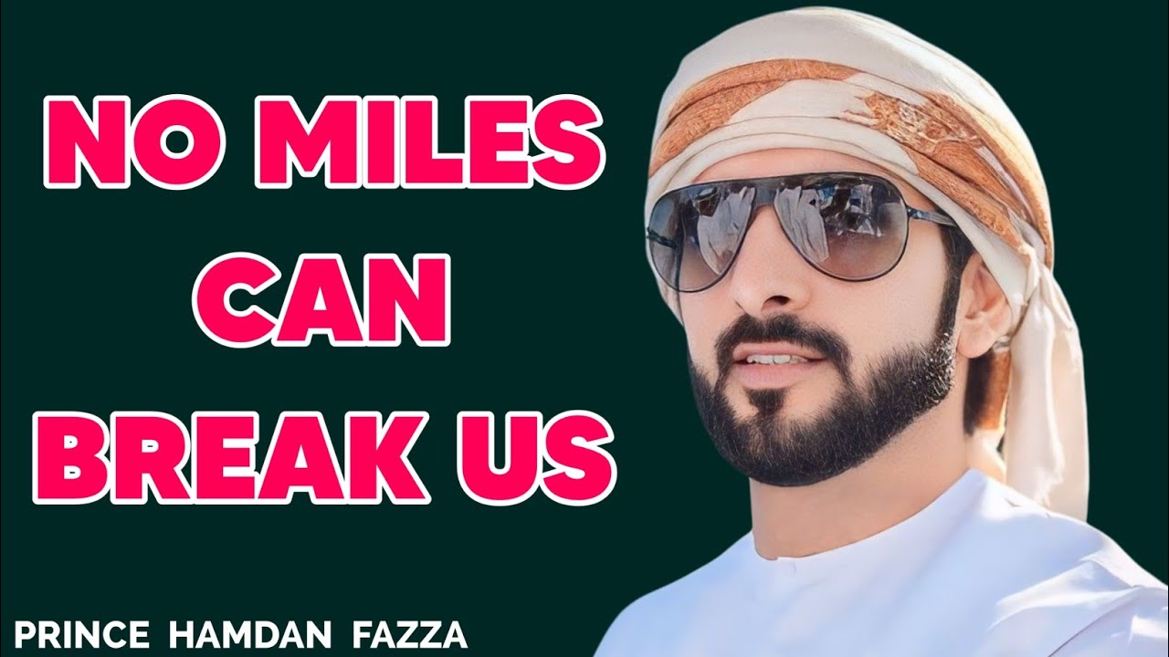 The Most Beautiful Poem About Long-Distance Love 💌 | Fazza New Poem | Sheikh Hamdan | Spoken Words |