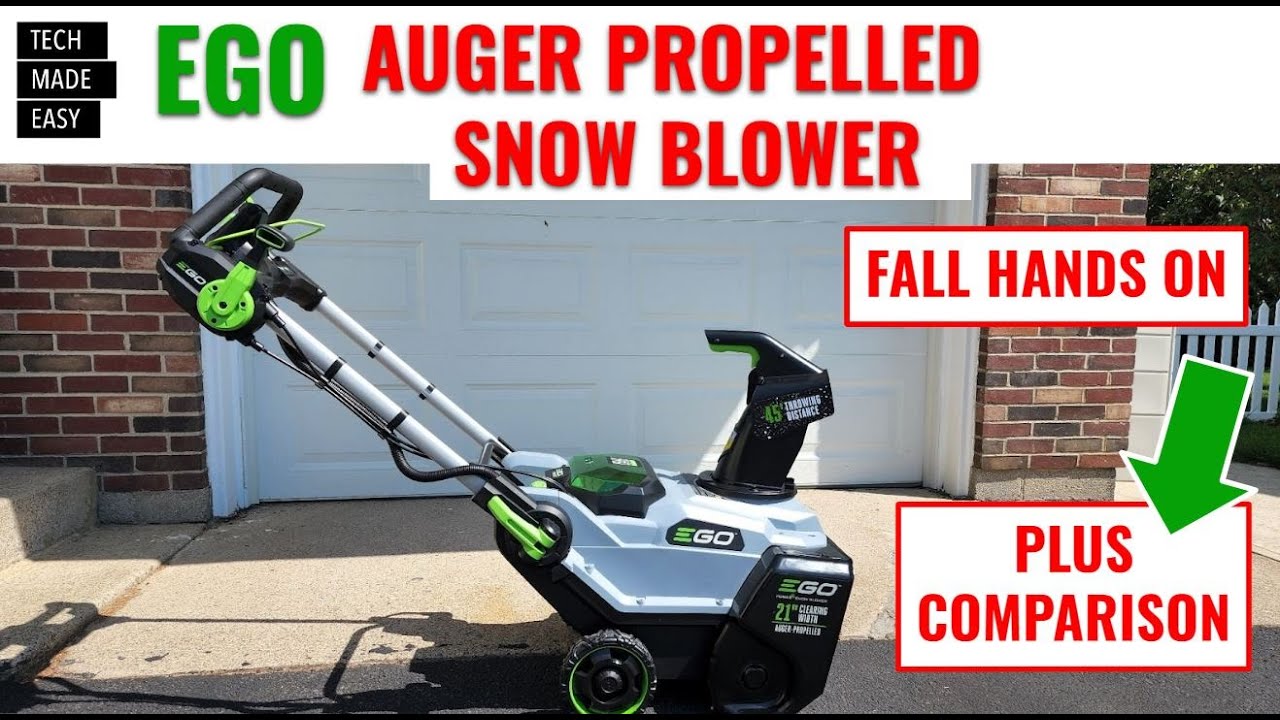 EGO Auger Propelled Snow Blower COMPARISON SNT2125AP SNT2120AP
