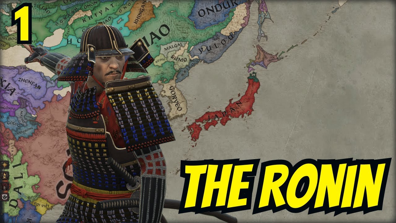 Playing as A Samurai in CK3 | CK3 Asia Expansion | (The Rōnin)