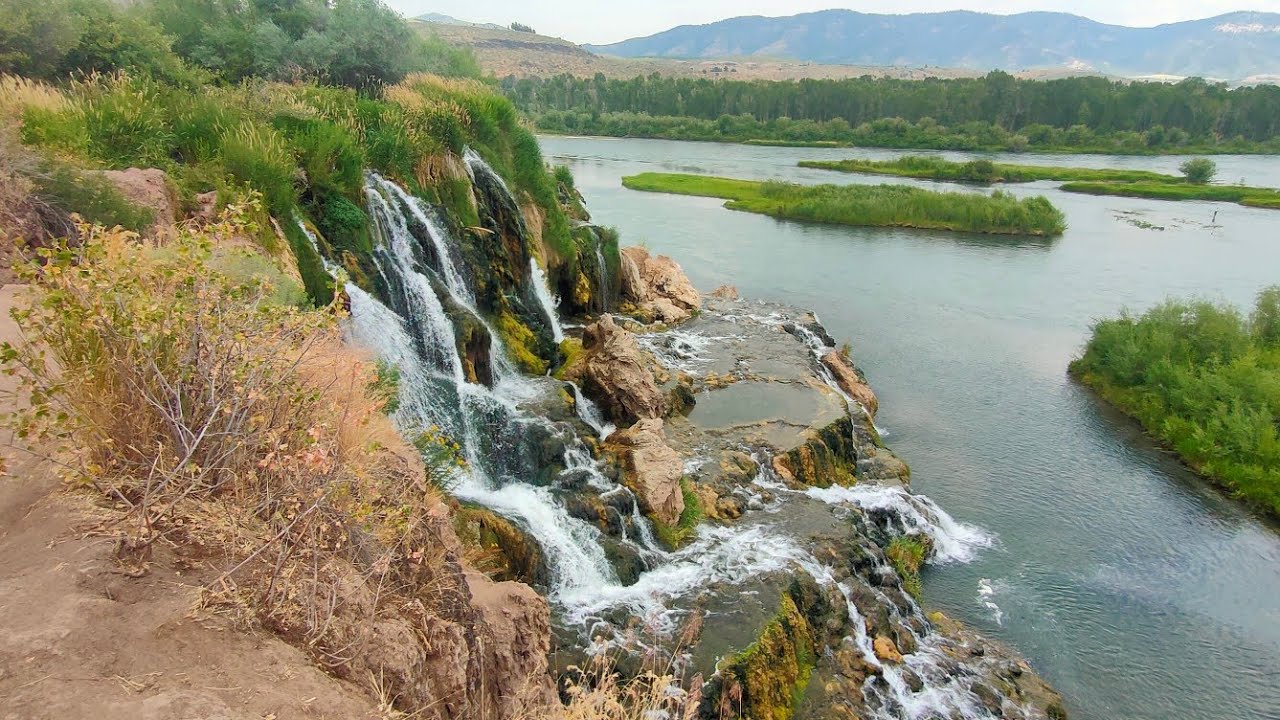 Falls Creek Falls in the Swan Valley Idaho