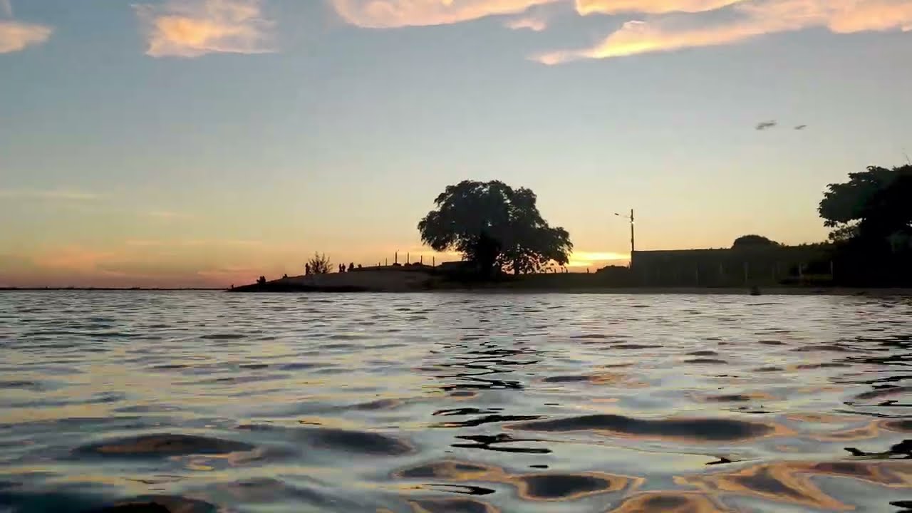 Pôr do Sol na Lagoa de Araruama   Condomínio São José D'Aldeia