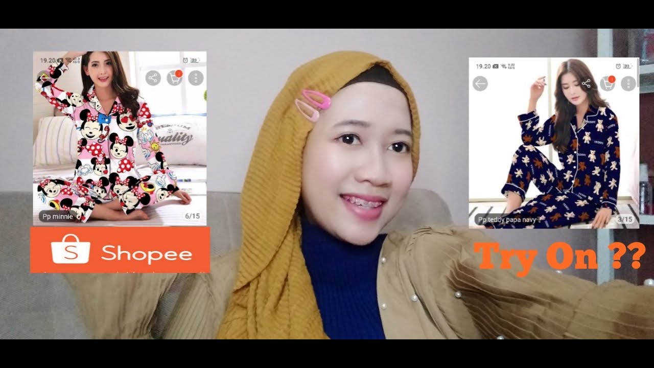 SHOPEE HAUL || BAJU TIDUR MURAH