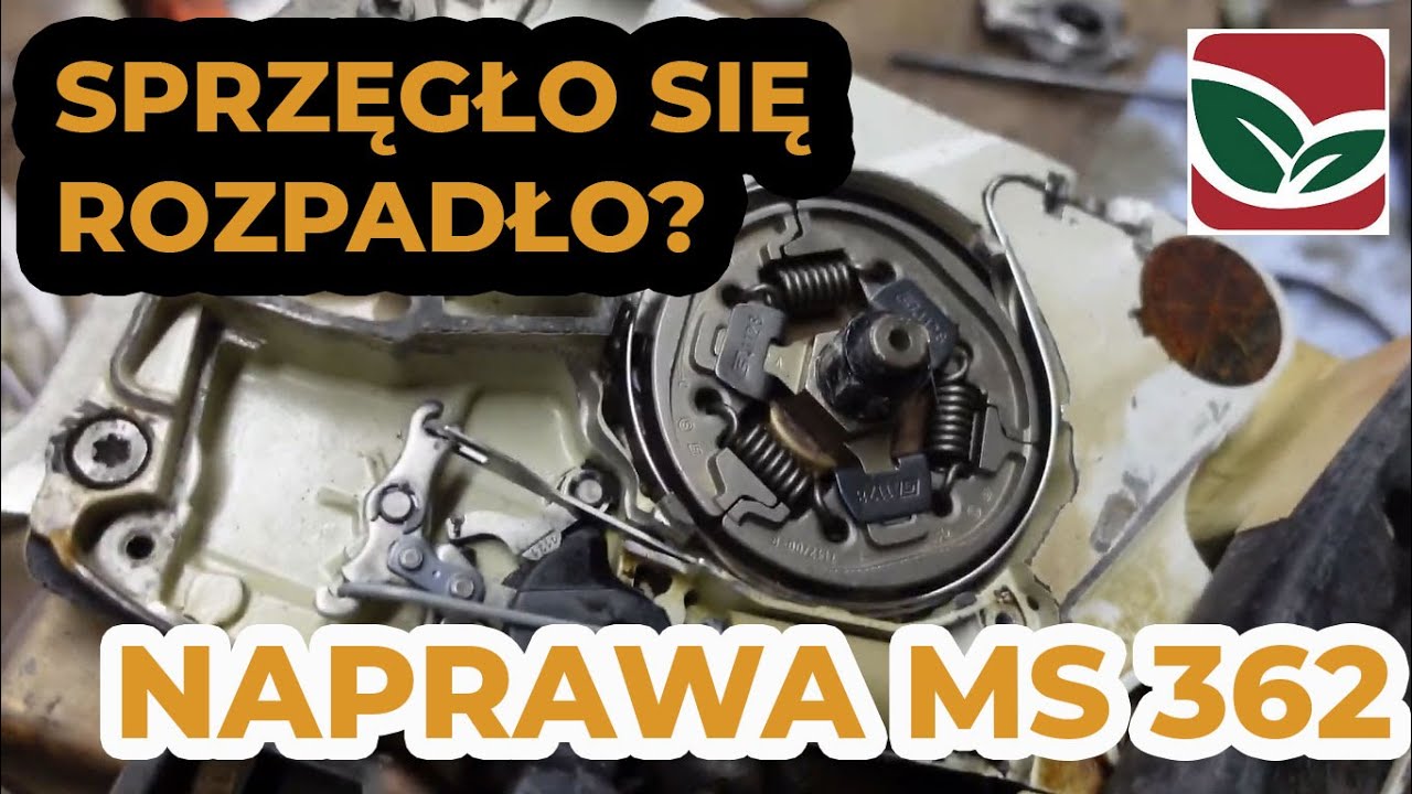 Czy łożysko bębna sprzęgła pilarki należy smarować? Czy bębny sprzęgła się zużywają? Naprawa MS 362.