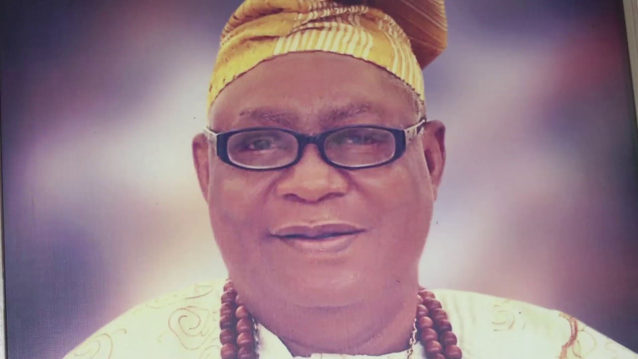 HRM. OBA MOMODU AFOLABI ASHAFA. ONIJANIKIN TI ILU IJANIKIN AWORI.