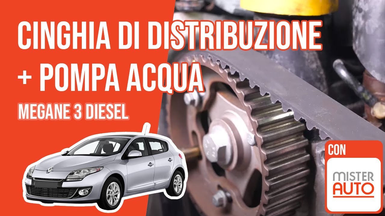 Sostituzione cinghia di distribuzione e pompa acqua Megane 3 1.5 dCi 🚗
