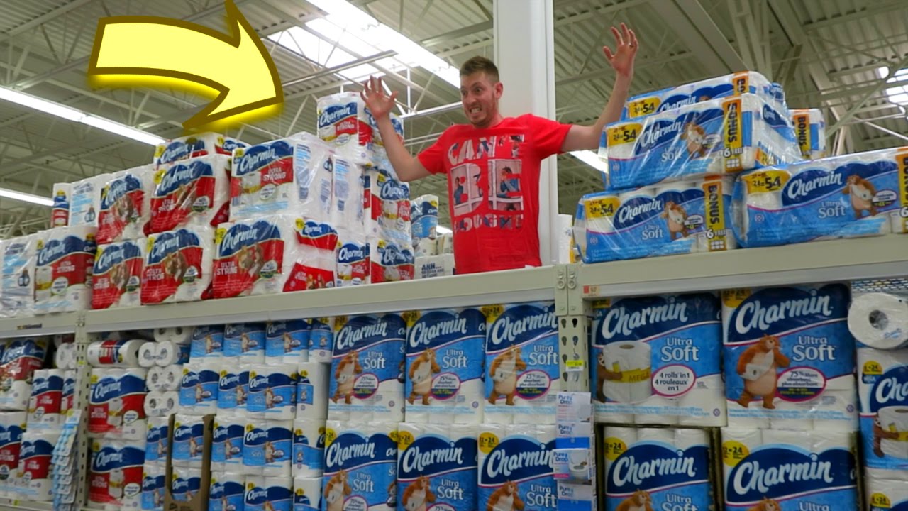 Triple Decker Toilet Paper Fort!