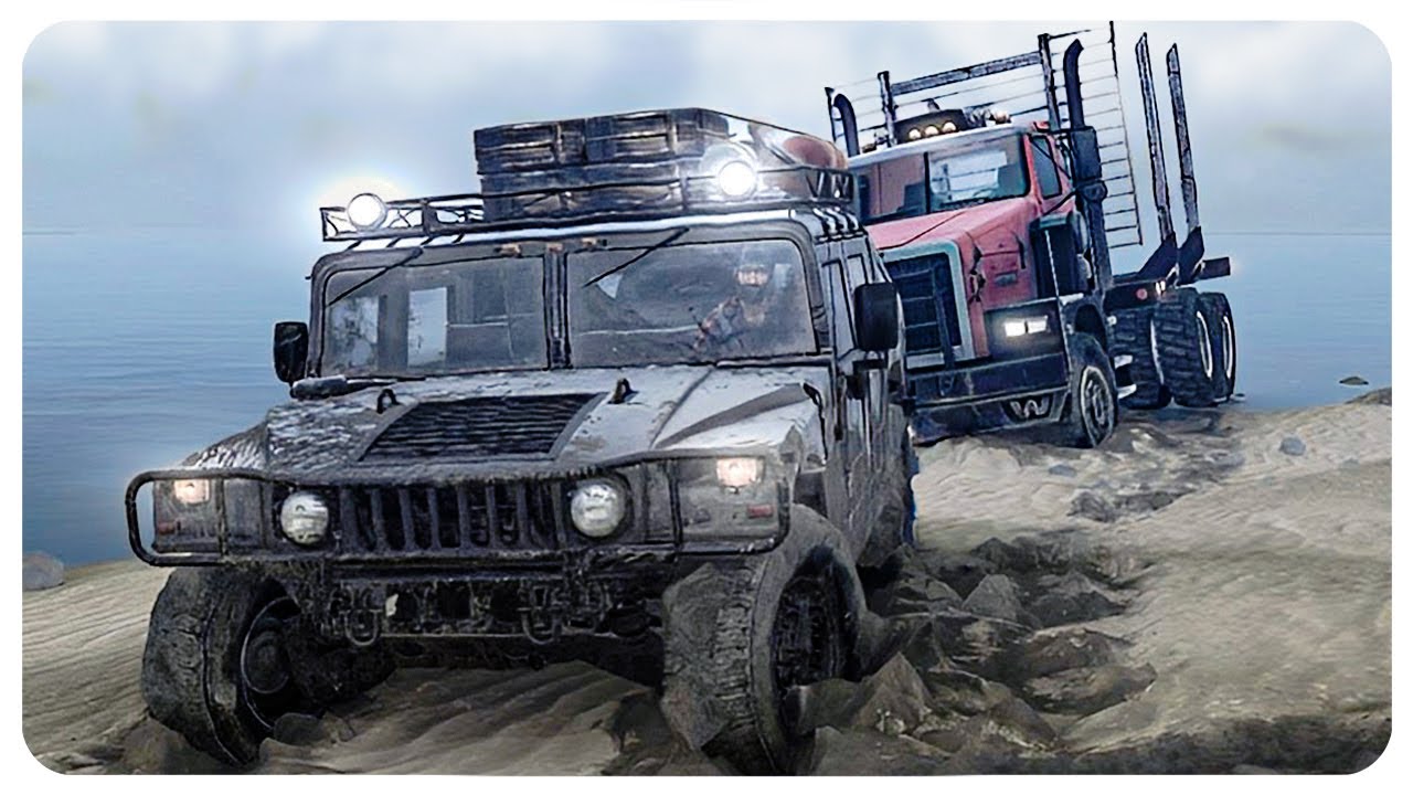 OFFROAD Extrem, Salvarea Camionului Blocat in Noroi pe MudRunner