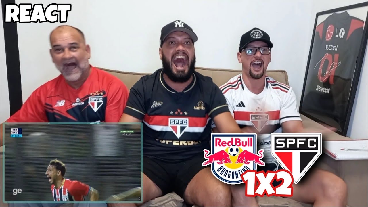 REACT RB BRAGANTINO 1X2 SÃO PAULO - DE VIRADA SEGUIMOS NA LIDERANÇA!