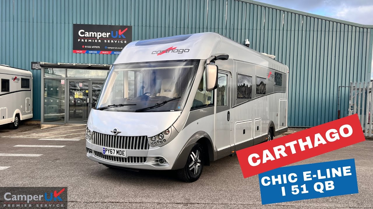 2017 Carthago Chic e-line I 51 QB - For at Camper UK