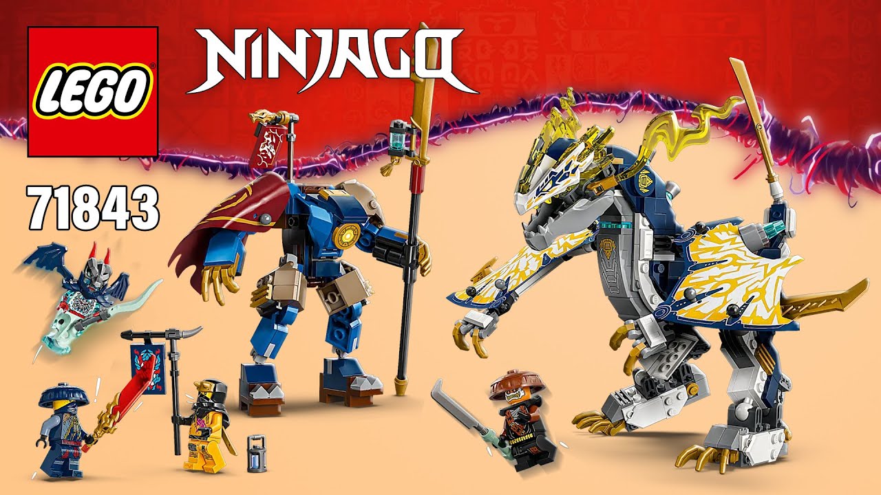 LEGO NINJAGO Dragons Rising Mech Jeździec Smok&oacute;w Rogue'a (71843) [584 elementy] Instrukcje budowa...