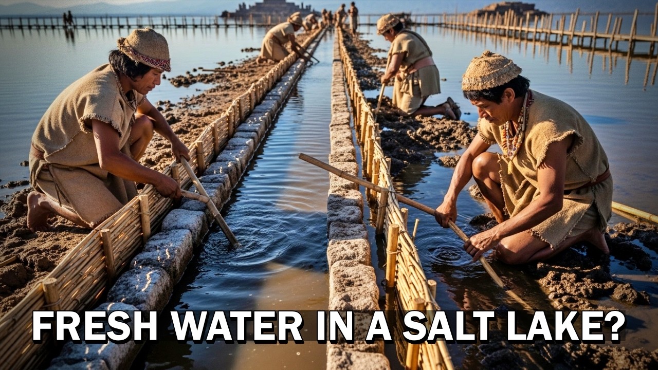 How the Aztecs Built Fresh Water Canals in a Salt Lake