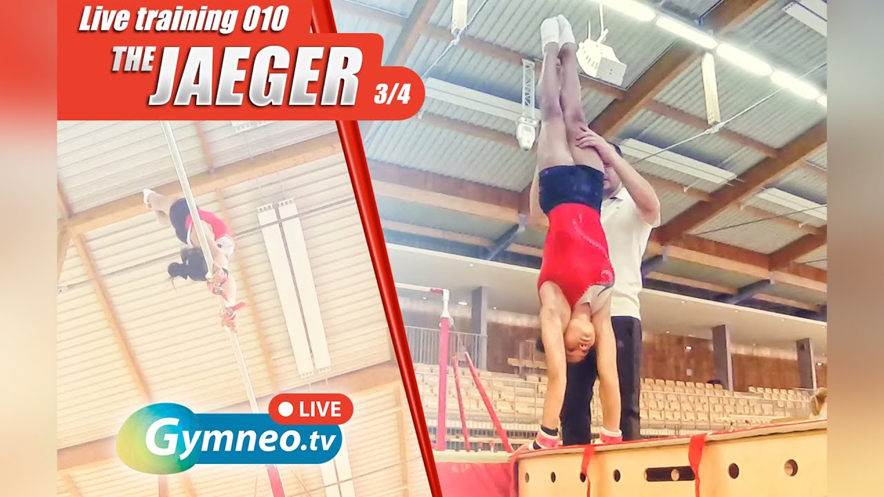 Excerpt from the GymneoLive 010 training: Start learning the Jaeger on uneven bars