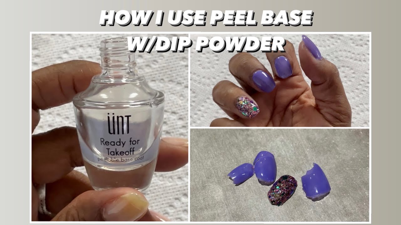 Easy Dip Powder Hack With Peel Base!