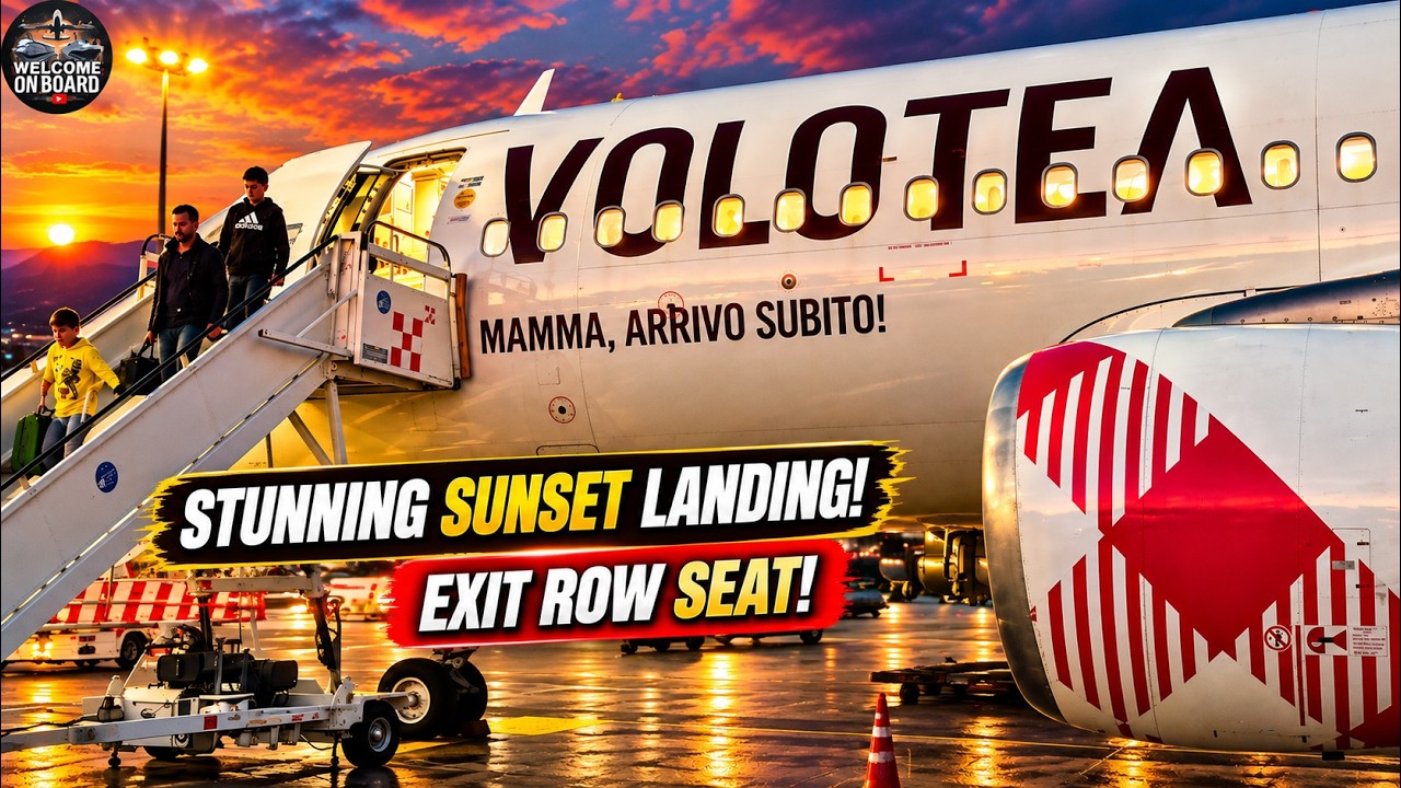 [4K] TRIP REPORT | Volotea A320 | Verona ✈ Catania | Smooth Sunset Arrival