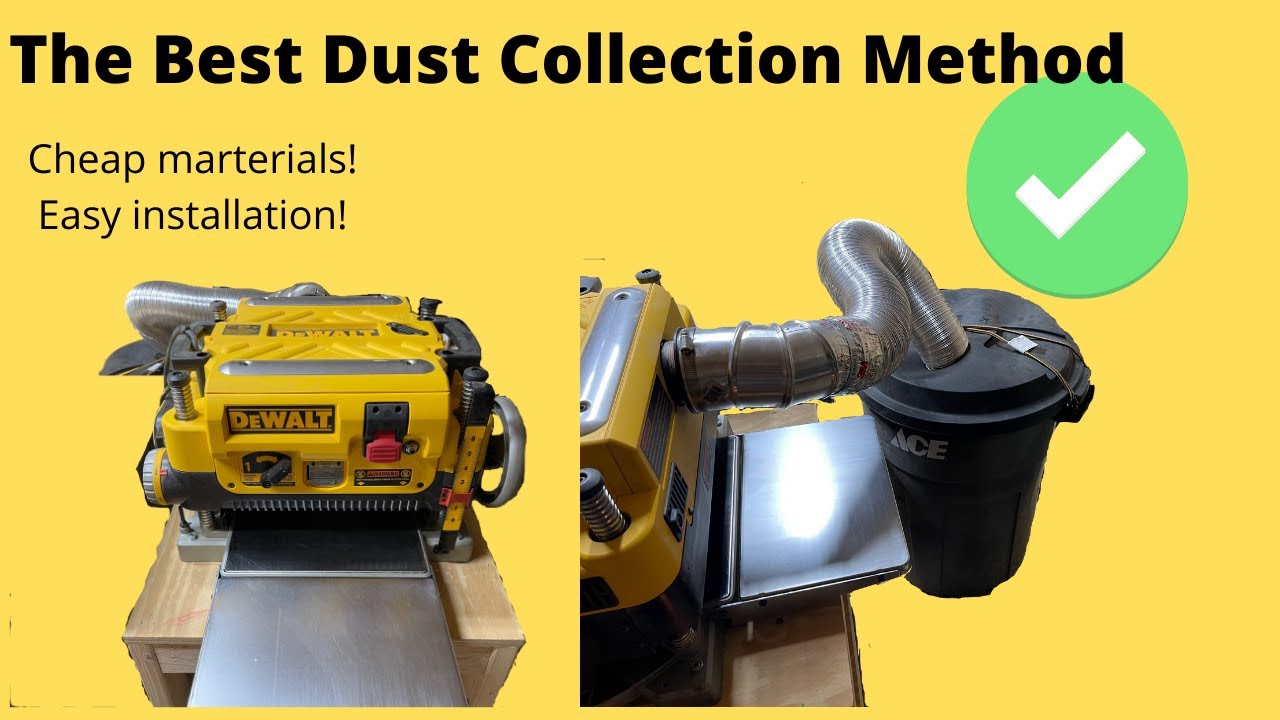Лучшая система пылеудаления на сегодняшний день! Для рубанка Dewalt DW735