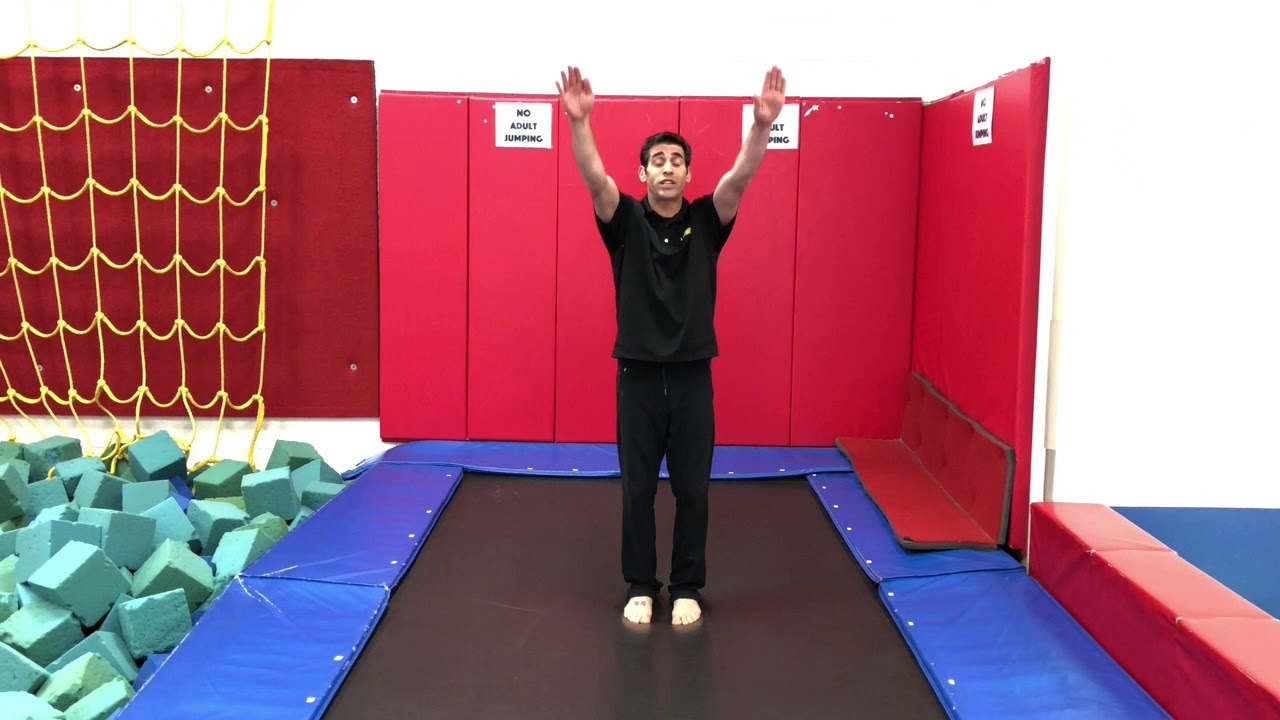 Level 2 (silver) Trampoline Skill - Swivel Hips