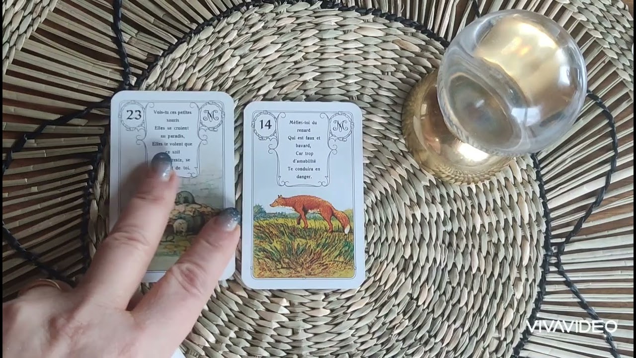 🌈PETIT LENORMAND ASSOCIATION FORMATION 🌈 23.LES SOURIS