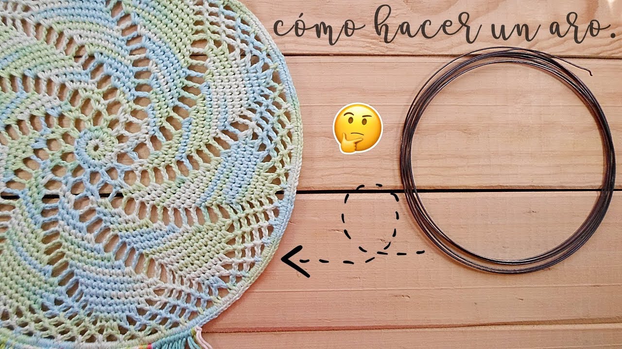 Cómo hacer un aro para atrapasueños o mándala y cómo unirlo