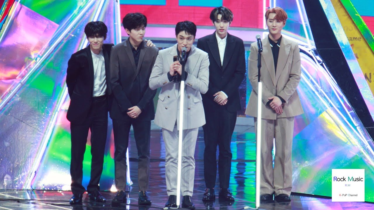 DAY6 (데이식스) 더 밴드 (The Band) 수상소감 Winning Speech