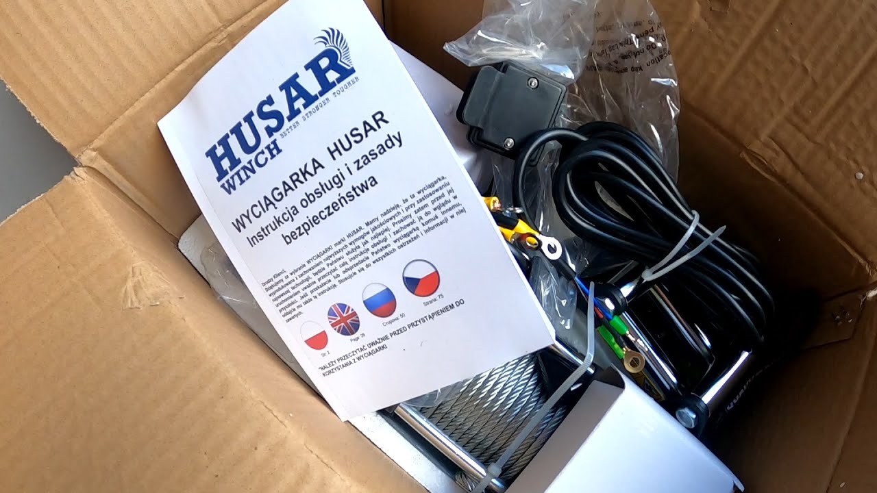 Unbox wyciągarki Husar Winch BST 3500 ATV UTV