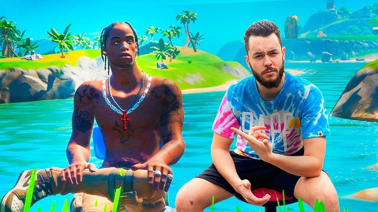 JUGANDO CON TRAVIS SCOTT EN FORTNITE - TheGrefg