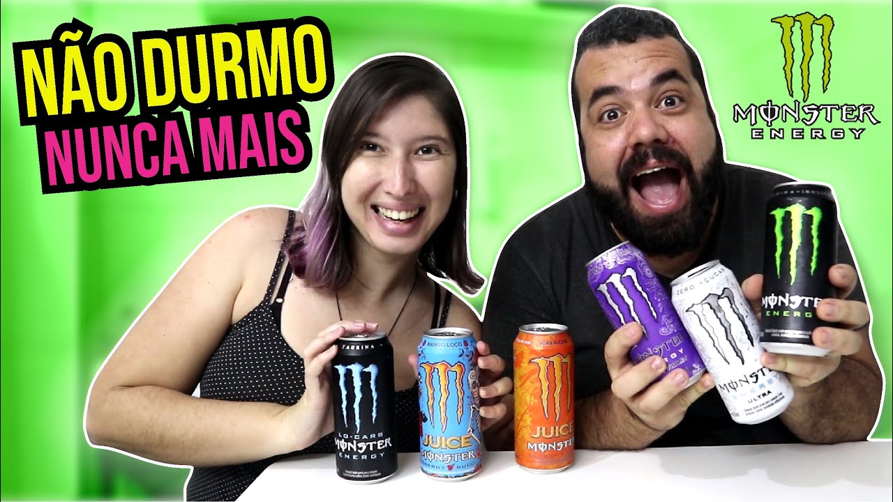 Comprei TODOS OS SABORES de MONSTER DO MERCADO!