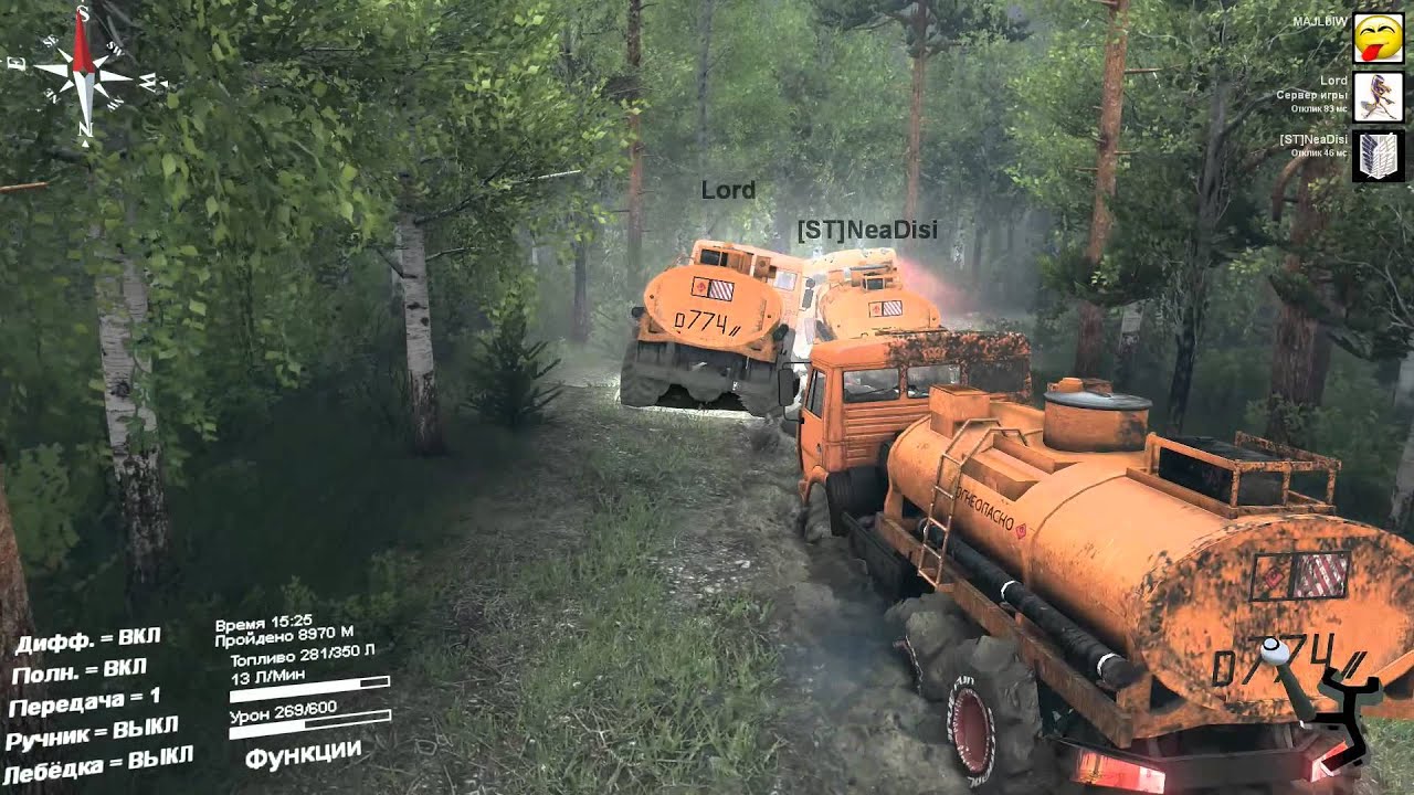 SpinTires - карта 