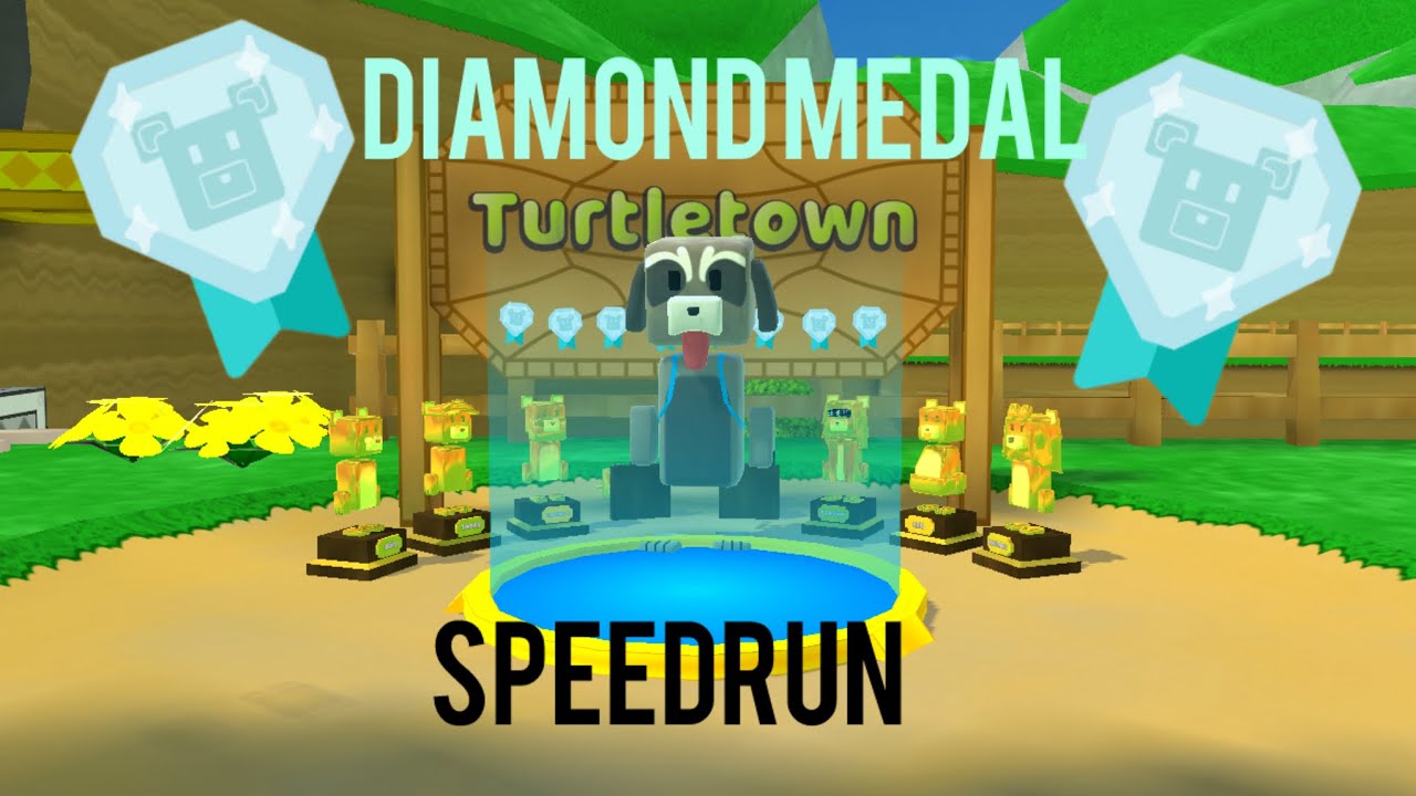 All diamond medal in turtle town super bear adventure gameplay walkthrough 