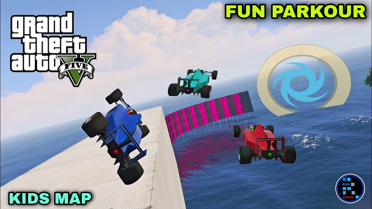 [Hindi] GTA V | THIS PARKOUR IS MADE FOR KIDS BUT WE PLAYED IT FOR FUN