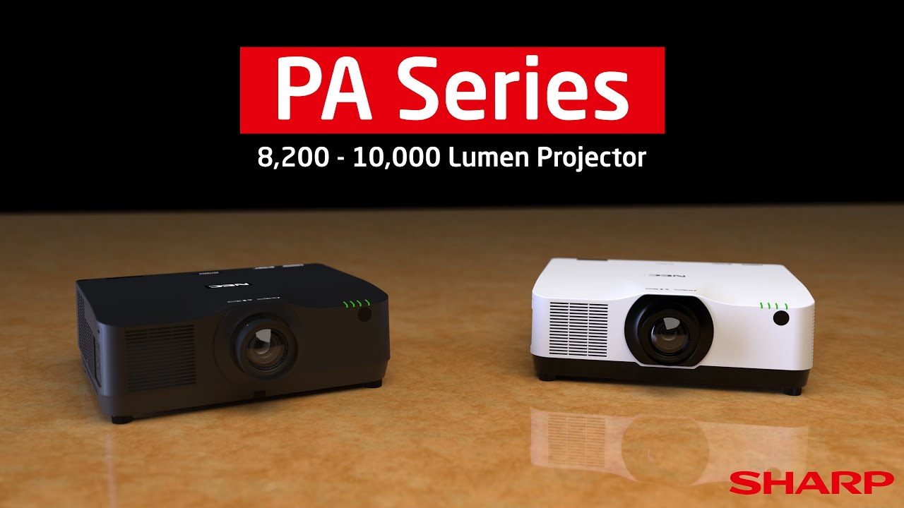 PA804UL and PA1004UL Installation Projectors