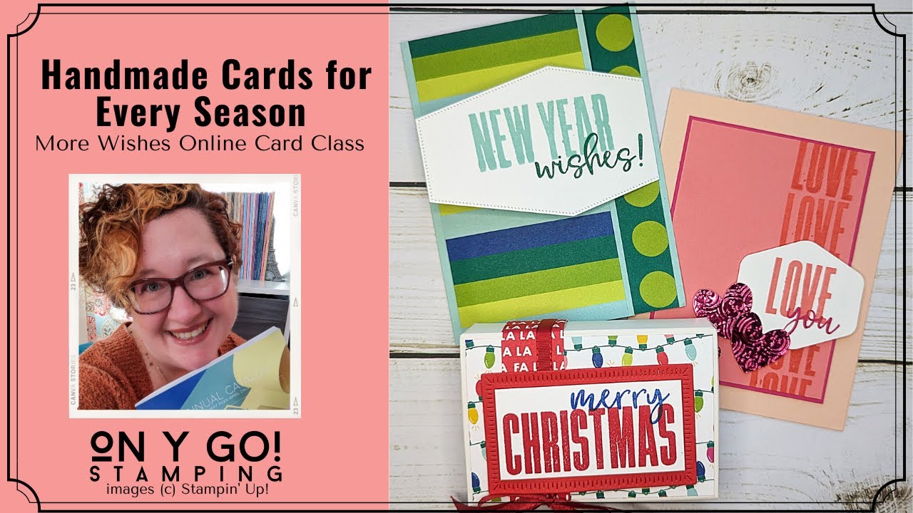 Easy Handmade Cards for Every Season with the More Wishes Stamp Set