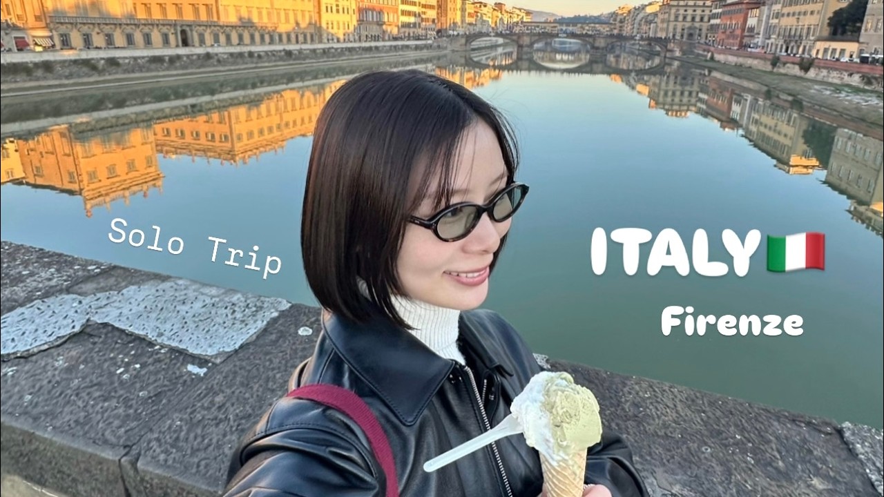 【Vlog】人生初の一人旅でイタリアのフィレンツェへ🇮🇹2泊３日の旅