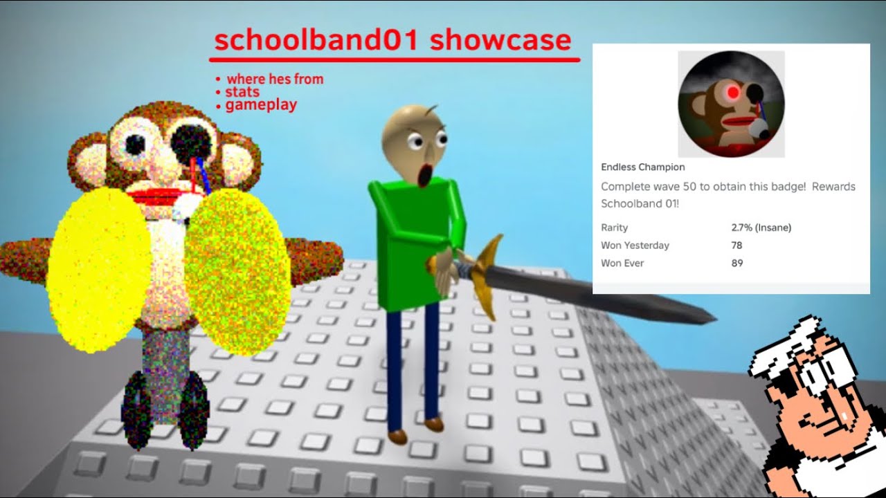 Baldi sword fight: schoolband01 showcase