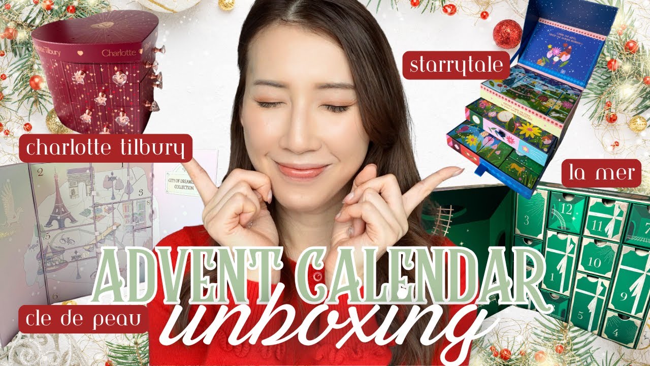 陪我拆ADVENT CALENDAR ♡ LA MER, CLE DE PEAU, CHARLOTTE TILBURY, 小星塵🌟  | Bethni Y