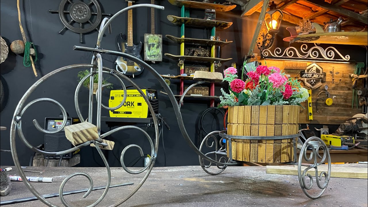 triciclo para plantas ! Incrivelmente lindo!