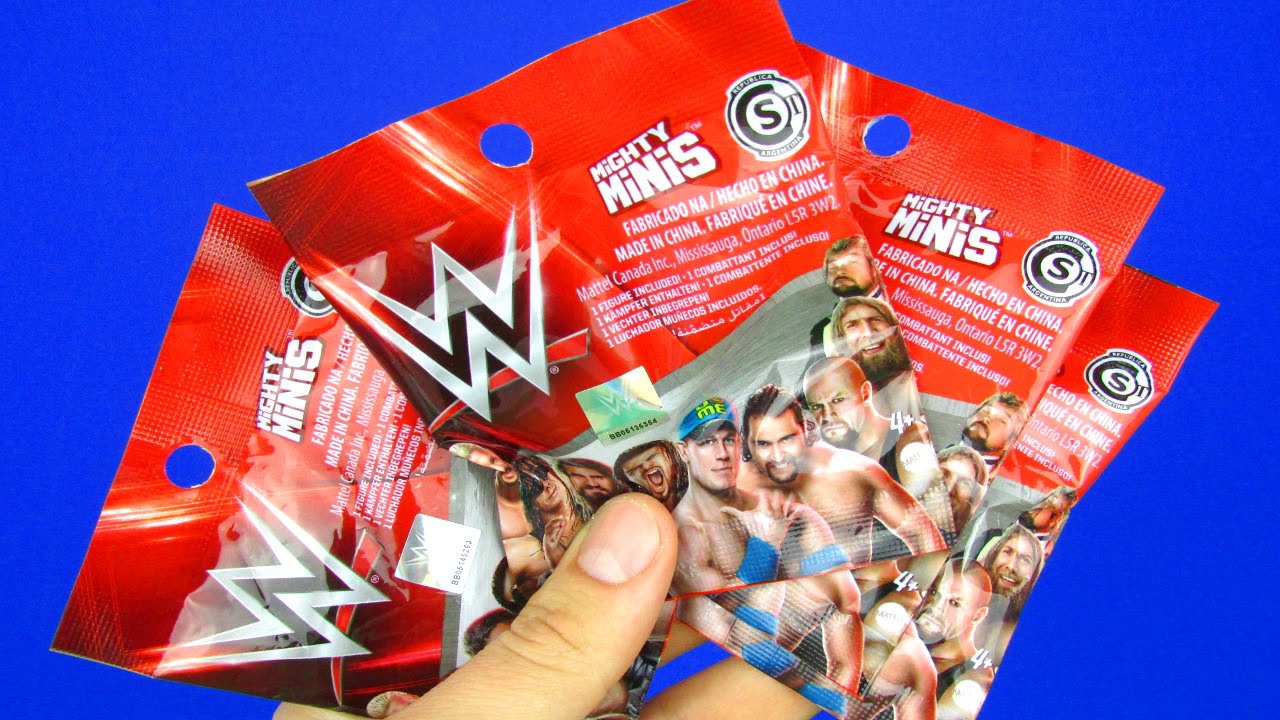 Mighty Minis WWE Blind Bags Opening Toy Review TV