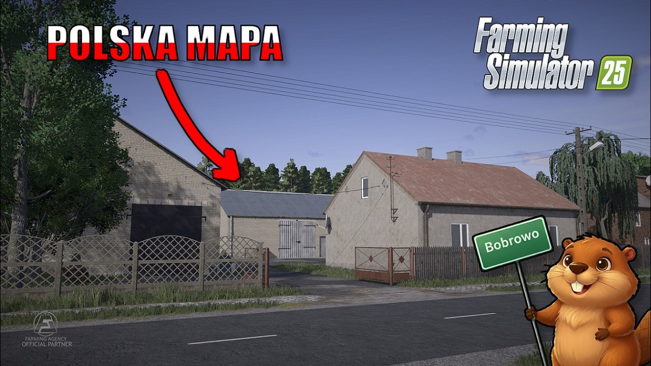 BOBROWO od kuchni | Polska Mapa do FS 25 | Farming Simulator 25 | LIVE