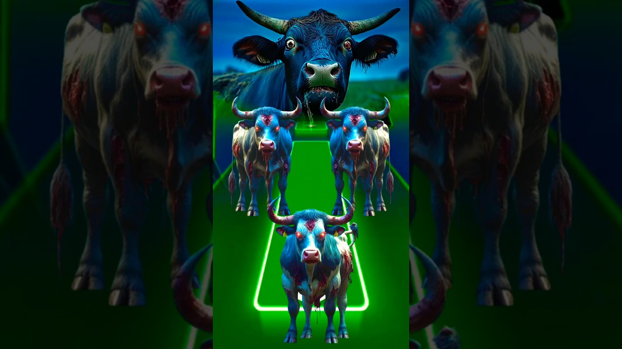 Zombie Cow🐄| Tiles Hop Animals Dance 