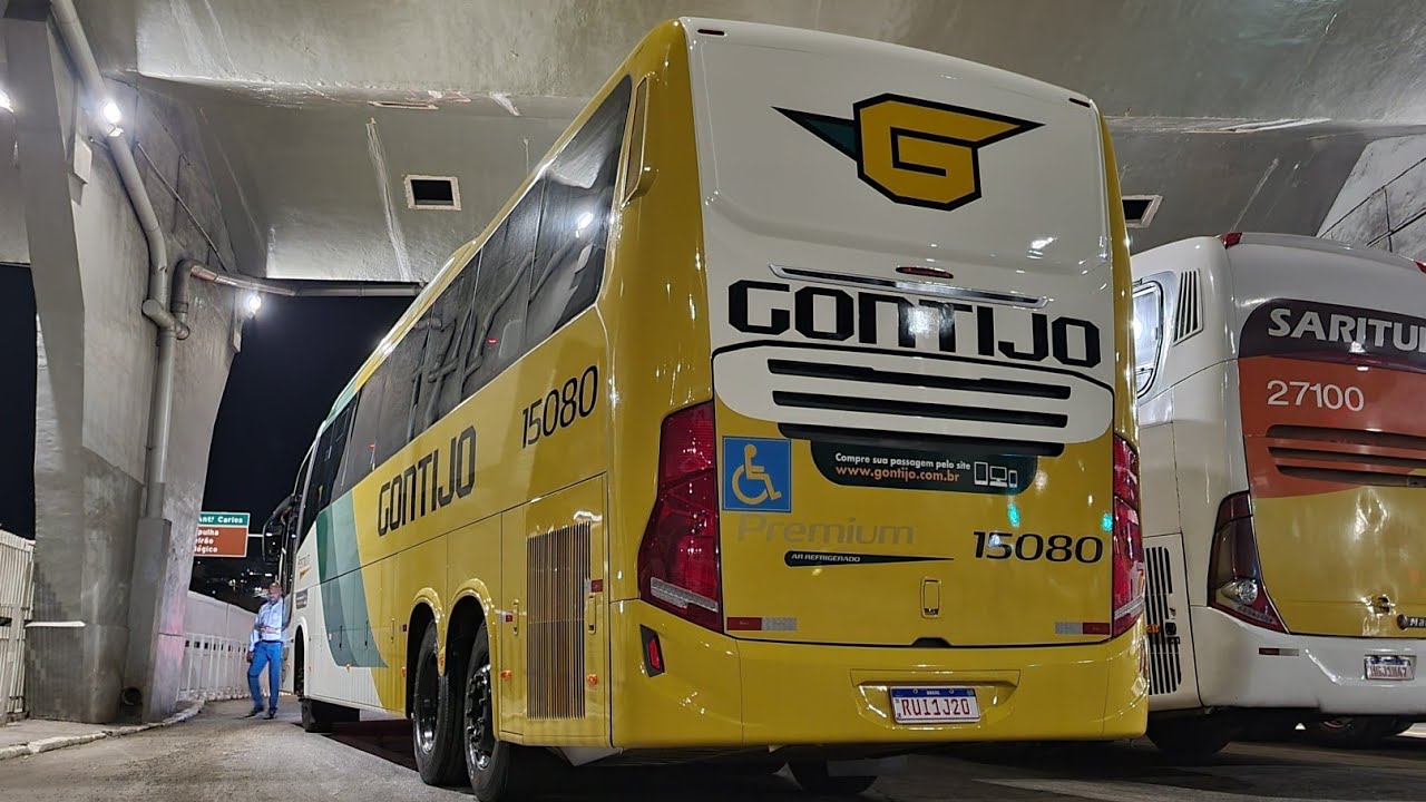 Novo Busscar da Empresa Gontijo na rodovi&aacute;ria de Belo Horizonte #bus #brasil