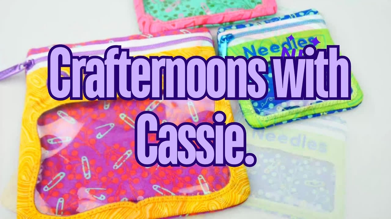 Cassie Demonstrates Our Refreshing Take on Windowed Zipper Pockets! Crafternoons with Cassie.