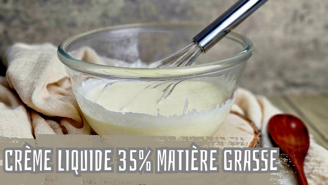 TECHNIQUE PATISSERIE : Réaliser une crème liquide entière avec 35% de matière grasse *LACHOUFAMILY*