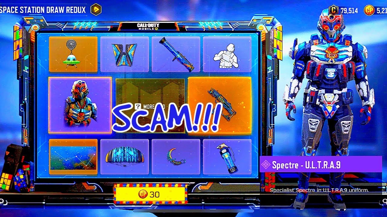Space Station Lucky Draw Opening Call Of Duty Mobile