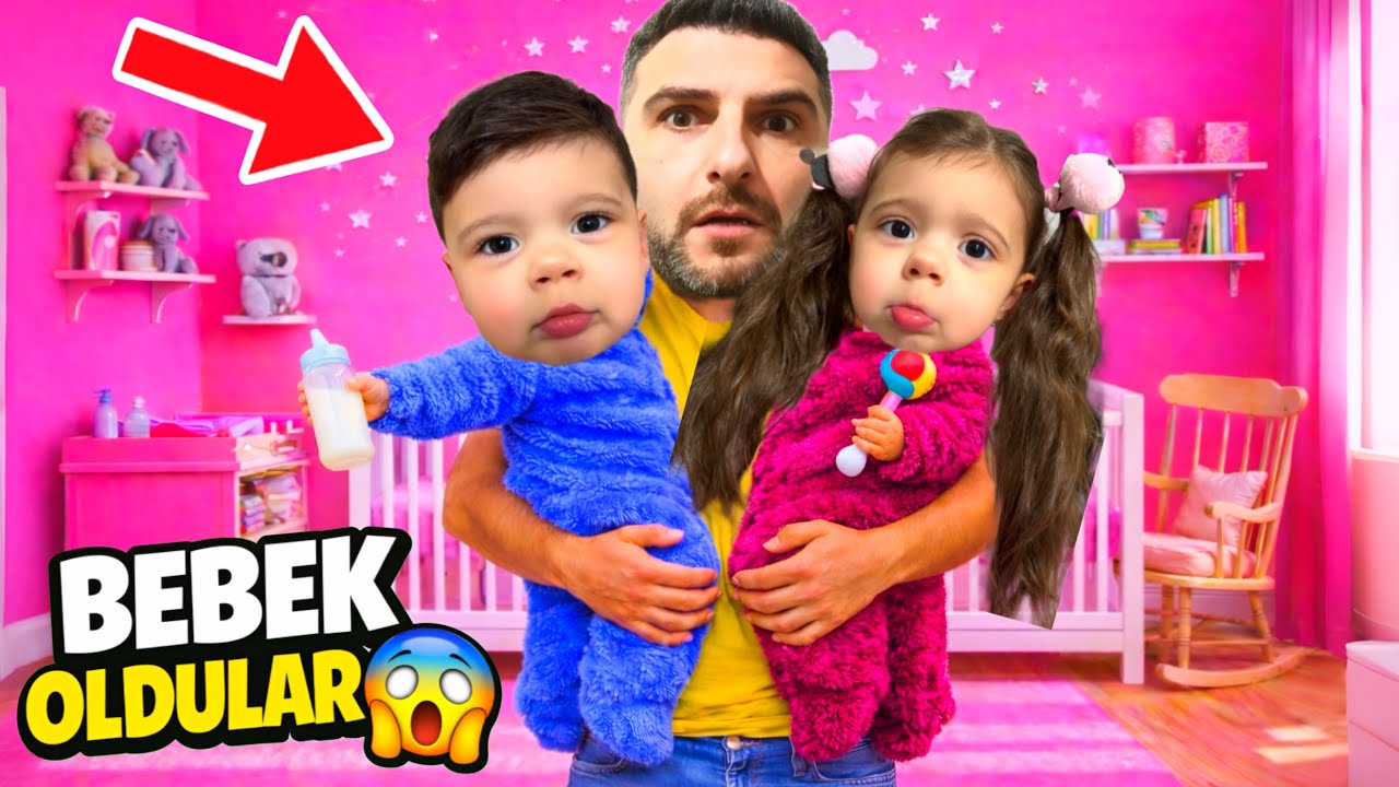 UTKU ASEL BEBEK OLDU !! 3 GÜN BOYUNCA BEBEK GİBİ BAKTIK !! @UtkuAselTv 